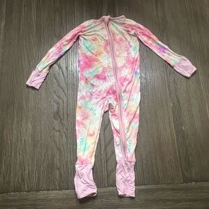 Little Sleepies cotton candy tie dye ( limited edition ) zippie